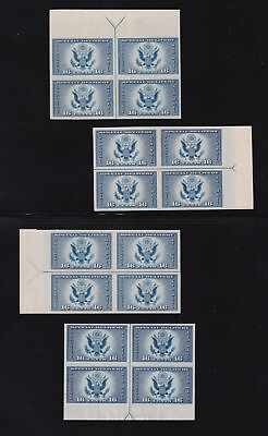 #ad 1935 Special Delivery Air Mail Sc 771 FARLEY arrow blocks NGAI set of 4 BA1 $63.75