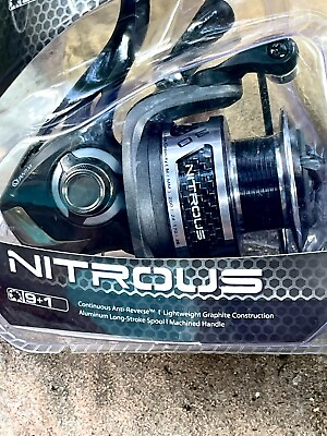 #ad Quantum Nitrous NIT30F Spinning Reel New In Clam Pack $34.95