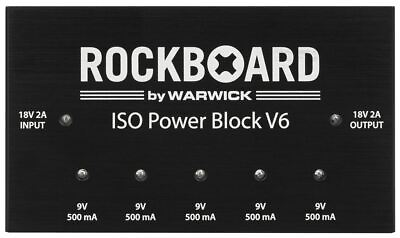 RockBoard ISO Power Block V6 Isolated Multi Power Supply $119.90
