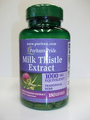 #ad Milk Thistle Extract 1000 mg 180 Softgels $19.98