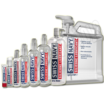 #ad SWISS NAVY SILICONE Based Personal Lubricant Premium Sex Glide Lube Long Lasting $239.98