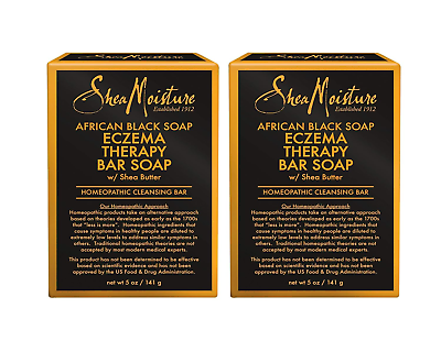 #ad Sheamoisture Bar Soap for Eczema African Soap with Shea Butter Black Aloe Vera $10.12