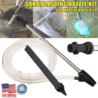 #ad 2300PSI Sand Blaster Wet Blasting Washer Sandblasting Kit For High Pressure US $30.79