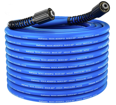 #ad Flexible Pressure Washer Hose 25ft X 1 4quot; Kink Resistant Max 4000 Psi Power Wash $24.99
