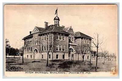 #ad Missouri Monett High school c 1905 $27.99