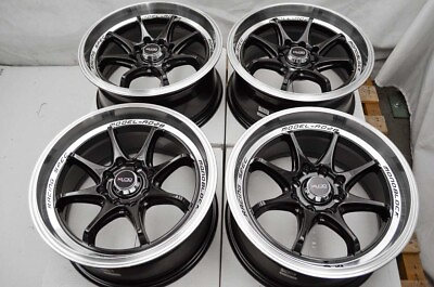 #ad 15quot; Wheels Rims Black 4 Lug Acura Integra Chevy Cobalt Spark Honda Accord Civic $599.00