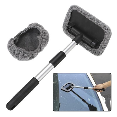 #ad Cleaning Brush Handle Accessories Black Cleaner Cleaning Tool Glass Micro Fiber $18.31
