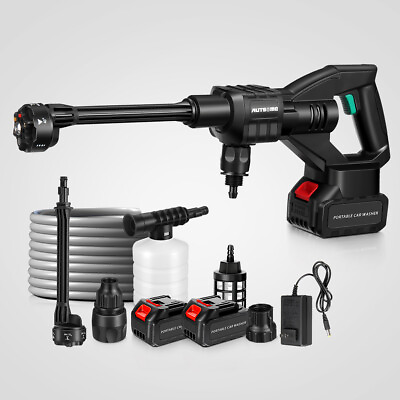 #ad Cordless Electric High Pressure Water Spray Car Yard Washer Cleaner Kit Portable $28.99