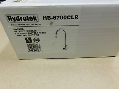 #ad Hydrotek HB 6700CLR Sensor Operated Goose Neck Design Chrome Faucet NEW $334.13