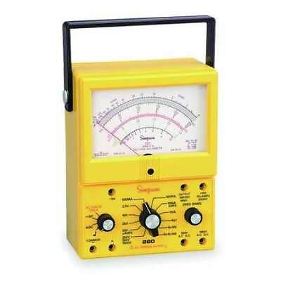 #ad Simpson Electric 260 8Xi Analog Multimeter1000V10A20M Ohms $522.99