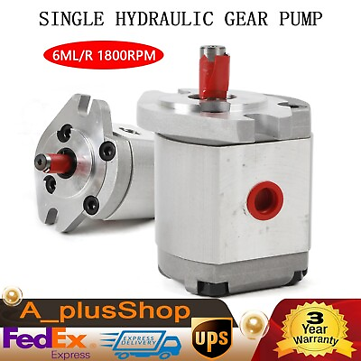 #ad #ad Mini Hydraulic Gear Pump High Pressure Gear Pump 21MPa 3200rpm Flat Key Shaft $46.55
