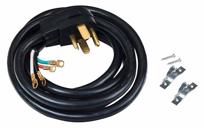 #ad ACUPWR 4 wire Dryer Cable Power Cord 10#x27; with Safe Power Coating Technology $15.99