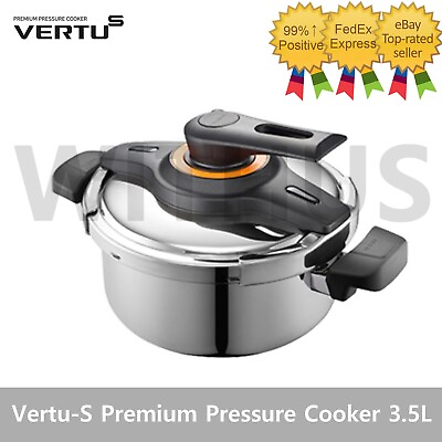 #ad PN Vertu S Premium IH Stainless Steel Pressure Cooker 3.5L VTSPC 06 For 6 cups $240.58