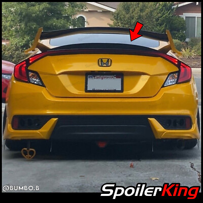 #ad Rear Add on Lip Spoiler Fits: Honda Civic 2dr coupe 2016 2021 SpoilerKing 284K $119.25