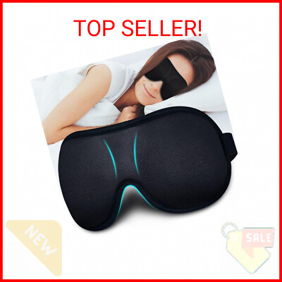 #ad Sleep Mask for Women Men Ultrathin Light Blocking Sleeping Mask No Pressure On $7.60