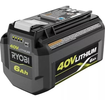 Genuine Ryobi OP40602VNM 40v 6Ah Lithium Battery Some are Openbox Or used $57.00
