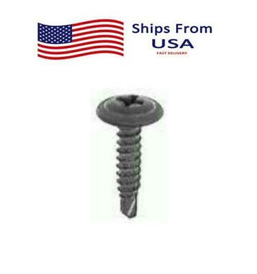100 Pcs 8 x 3 4quot; Phillips Round Washer Head Teks Tapping Screws Phosphate #ad $15.29
