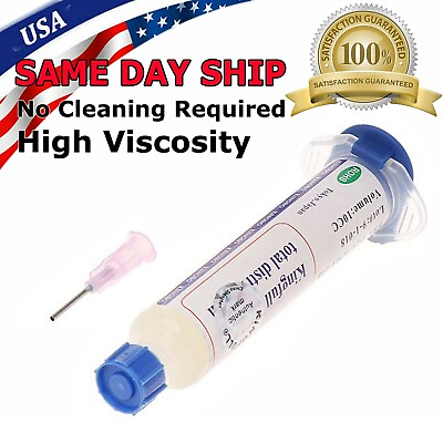#ad #ad KINGBO RMA 218 Solder Flux Paste 10cc Syringe Tube Rework BGA Reball SMT SMD PCB $6.95