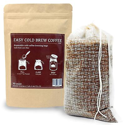 #ad #ad No Mess Cold Brew Coffee Filters Easy Single Use Filter Sock Packs Dispos... $18.22