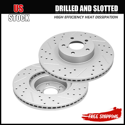 #ad Front Drilled Brake Rotors for Subaru Forester Outback Legacy Baja Impreza BRZ $82.00