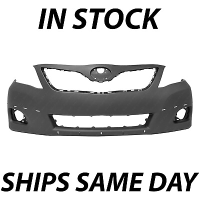 #ad NEW Primered Front Bumper Cover Replacement for 2010 2011 Toyota Camry SE $105.58