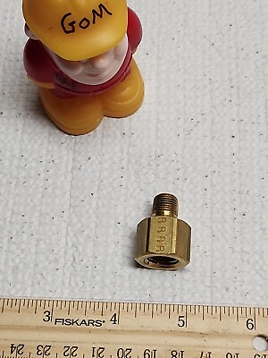 #ad Brass Parker 1 4quot; FNPT 1 8mnpt Pipe Adapter Pressure Gauge Connector 1 qty $7.34