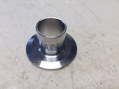 #ad SS304 1quot; Pipe Stainless Steel 304 1010826 Weld Ferrule 2quot; O.D. Flange 63 03 $12.99
