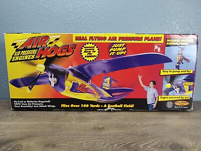 #ad 1998 Air Hogs Air Pressure Engines Sky Shark Plane NEW IN BOX $125.00