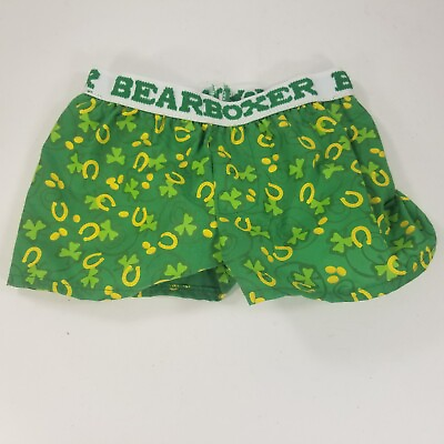 Build a Bear Green Lucky. St. Patrick Day Shamrock Boxer Shorts Underwear $13.99