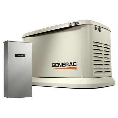 #ad G007291 Generac Guardian 26kW Air Cooled Standby Generator w House Switch New $7523.46