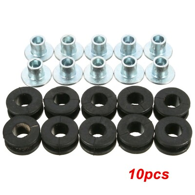 #ad Rubber grommets Fairing Motorcycle Washer Bolt Shock absorber bushing New $10.27