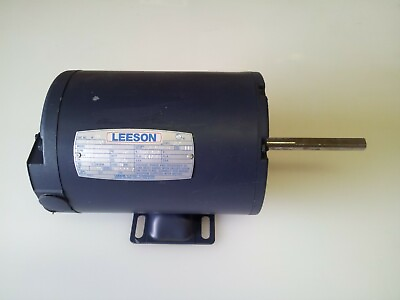 #ad 1 Leeson Motor 1 3 HP 60HZ 460 480V 725 1125 RPM Single Phase 4quot; Shaft $120.00