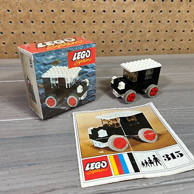 #ad TWO Sets New Sealed Box Lego 315 European Taxi Opened Set w Leaflet VTG RARE $199.99