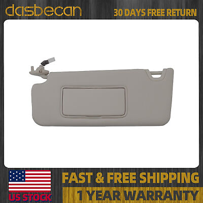 #ad Gray Left Driver Side Sun Visor with Light Mirror For Honda Accord 8TH 2008 2012 $26.39