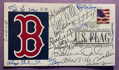 #ad SIGNED BOSTON RED SOX LEGENDS 19 SIGS FDC AUTOGRAPHED FIRST DAY COVER $99.99
