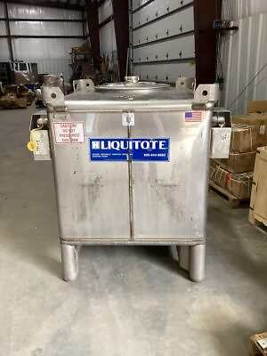 #ad Hoover Materials Liquitote 350 Gallon Single Wall Food Grade Stainless Tank $3000.00