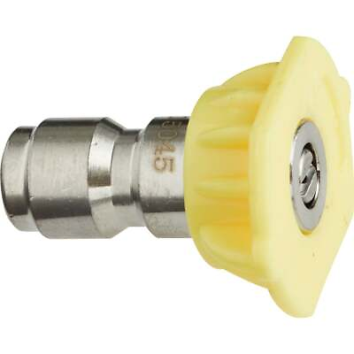 #ad Forney Quick Connect 4.5mm 15 Deg. Yellow Pressure Washer Spray Tip 75153 Pack $64.88