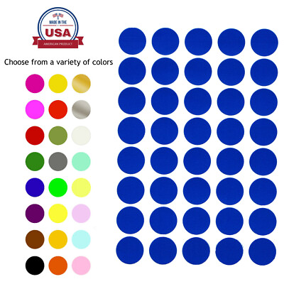 #ad Round Colored Dot Stickers 19mm Labels Circle 3 4quot; Inch Marking Craft Dots $16.99