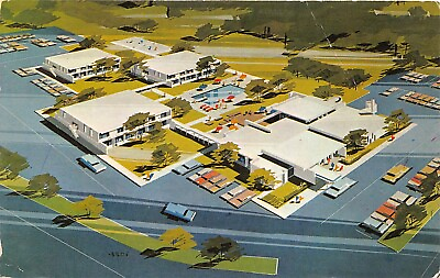 #ad Revere Massachusetts 1965 Postcard Fenway North Motor Hotel $5.45