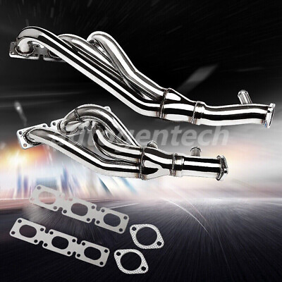 #ad For BMW E46 E39 Z4 2.5L 2.8L 3.0L L6 01 06 Performance Exhaust Polished Headers $175.35