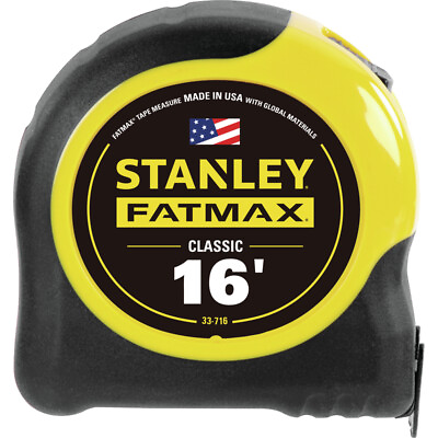 #ad Stanley FatMax 16 ft. L X 1.25 in. W Tape Measure 1 pk $29.47
