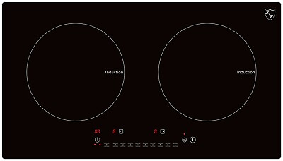 #ad Kamp;H REFURBISHED Double Burner 24quot; Induction Cooktop 120V 1800W INDH 1802 120Hx $119.99