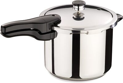 #ad Presto 6 Quart Stainless Steel Stove Top Pressure Cooker Canner With Regulator $73.88