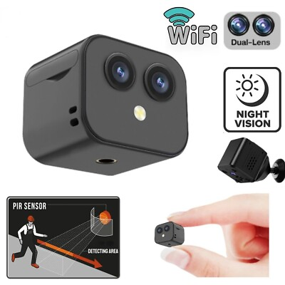 #ad Small Hidden Mini Spy Camera Secret Tiny Cam for Home Car with Motion Detector $14.98