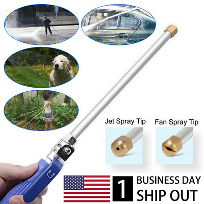 #ad Pressure Power Washer Wall Water Spray Gun Nozzle Wand Attachment High Hose Jet $10.49