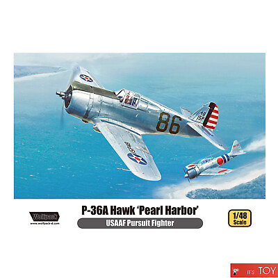 #ad Wolfpack 1 48 P 36A Hawk #x27;Pearl Harbor#x27; USAAF Pursuit Fighter Model kit WP14811 $23.36