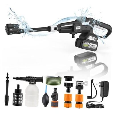 #ad Cordless Pressure Washer 970PSI Brushless Portable Pressure Washer with Black $195.85