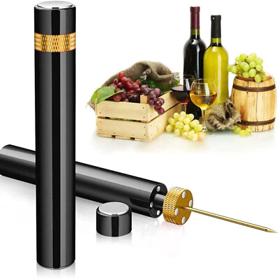 #ad Wine Bottle Opener Portable Air Pressure Pump Bottle Corkscrew Tools Home Bar $15.60