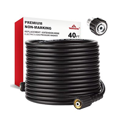 #ad YAMATIC 40FT Pressure Washer Hose Replacement for Sun Joe M22 Electric Power ... $56.99