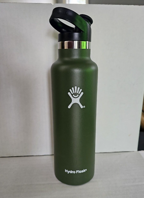 #ad Hydro Flask 21 Oz Water Bottle Olive Green Exercise Bottle BEST OFFERS WELCOME $19.59